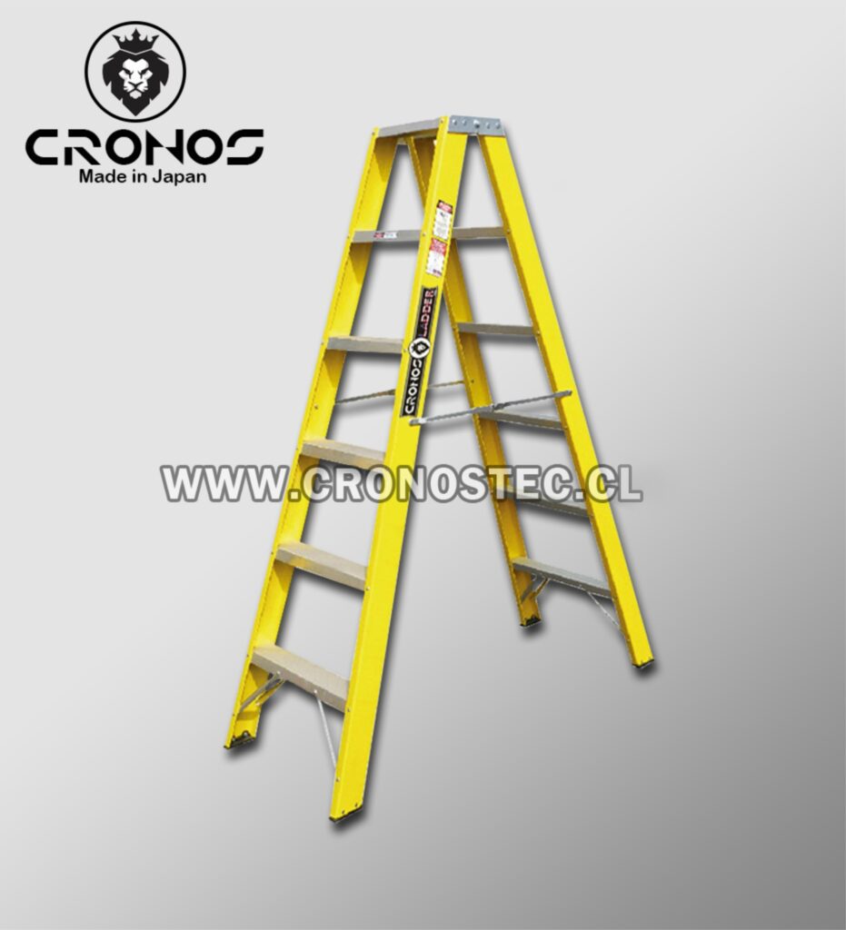 escalera fibra de vidrio – escalera tijera doble acceso